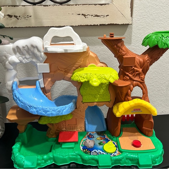 Fisher Price Zoo Talkers Animal play Set - Non tested - As is.